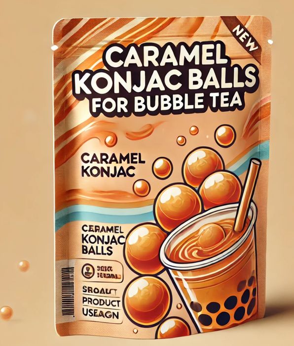 DH Карамельные шарики из конжака 1кг. Halal
