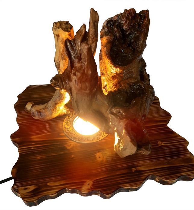Lampa de masa, unicat, lucrata manual