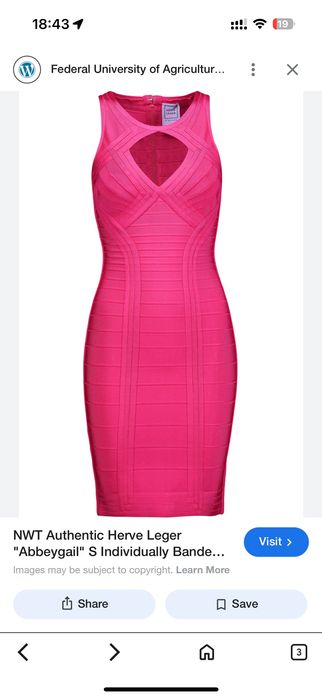 Herve leger рокля