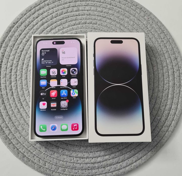 iPhone 14 Pro Max 256 GB, Negru, liber retea, stare buna, bateria 81%