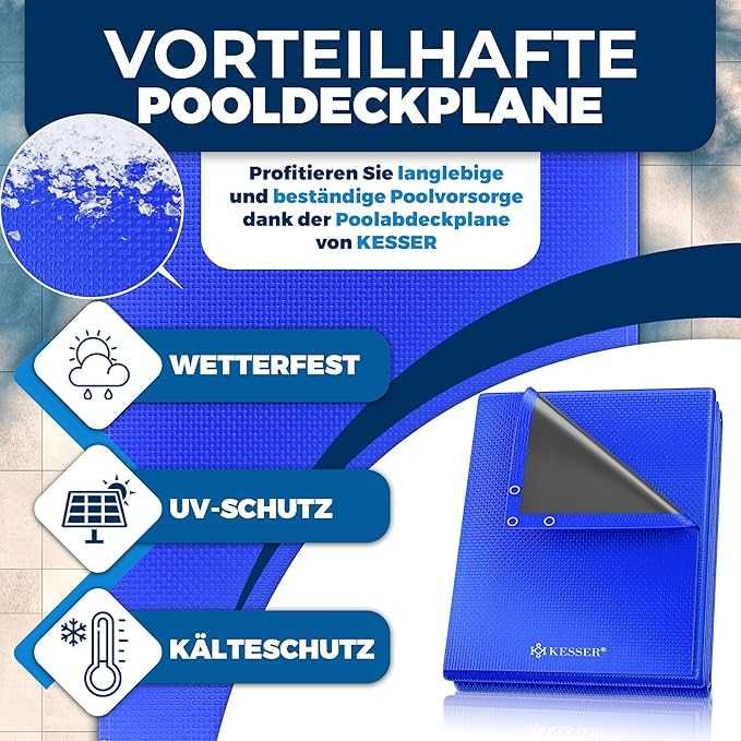 KESSER® Соларно покривало за басейн Брезент 304x210cm