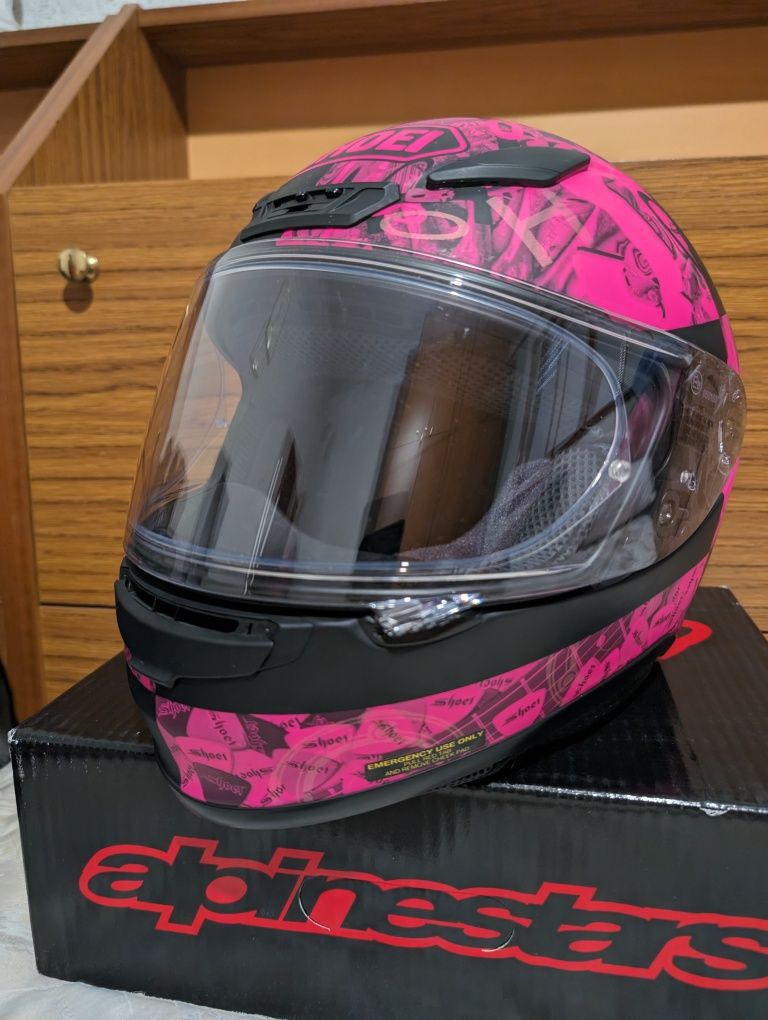 Shoei NXR Boogaloo TC7 мат розово с черно, с PINLOCK визьор, размер XX