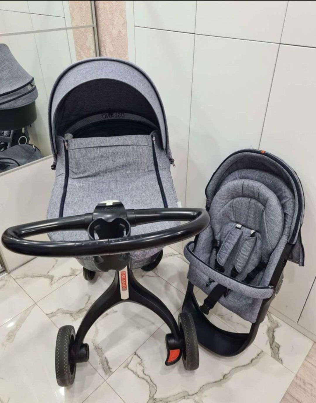 Коляска 2 в 1 Dsland аналог Stokke