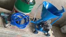 Pompa glet gleturi gletuit mecanizat 220v profesionala completa noua