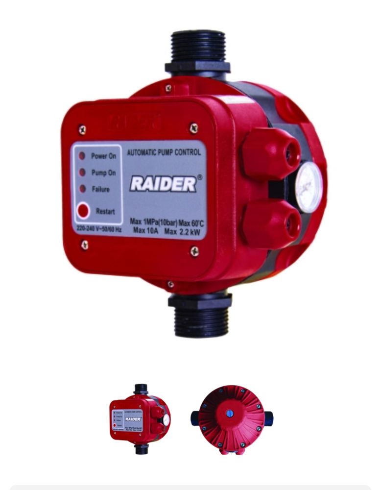 Електрически пресостат за сонда Raider RD-EPC02, 2200 W, 1 MPa, 1”