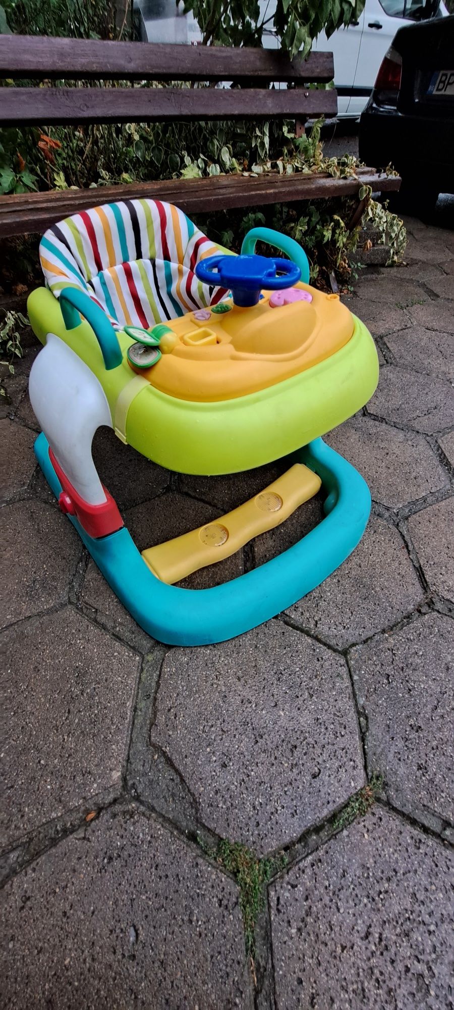 HAUCK Проходилка 2в1 WALKER stripe