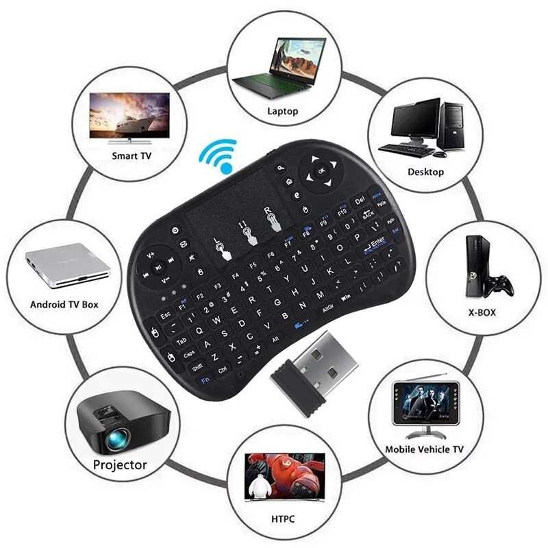 Tastatură Fără Fir  pentru Android TV și PC Wireless cu Touchpad