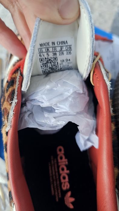 Adidas samba leopard size 38 new