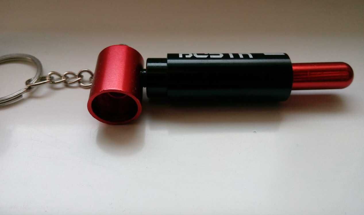 курительная трубка «Батарейка» цвет красный