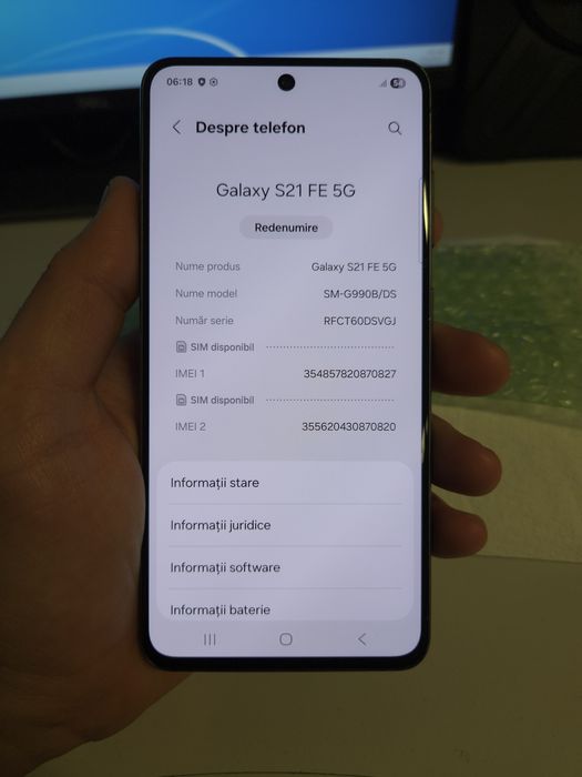 Vand Samsung  S21 FE 5G ,256gb