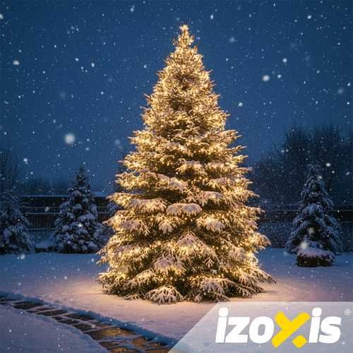 Коледни лампички за елха 500 LED, топло бяло 35m IP44