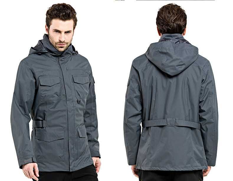Мужская куртка 2 в 1 с утеплённой съёмной флисовой подкладкой