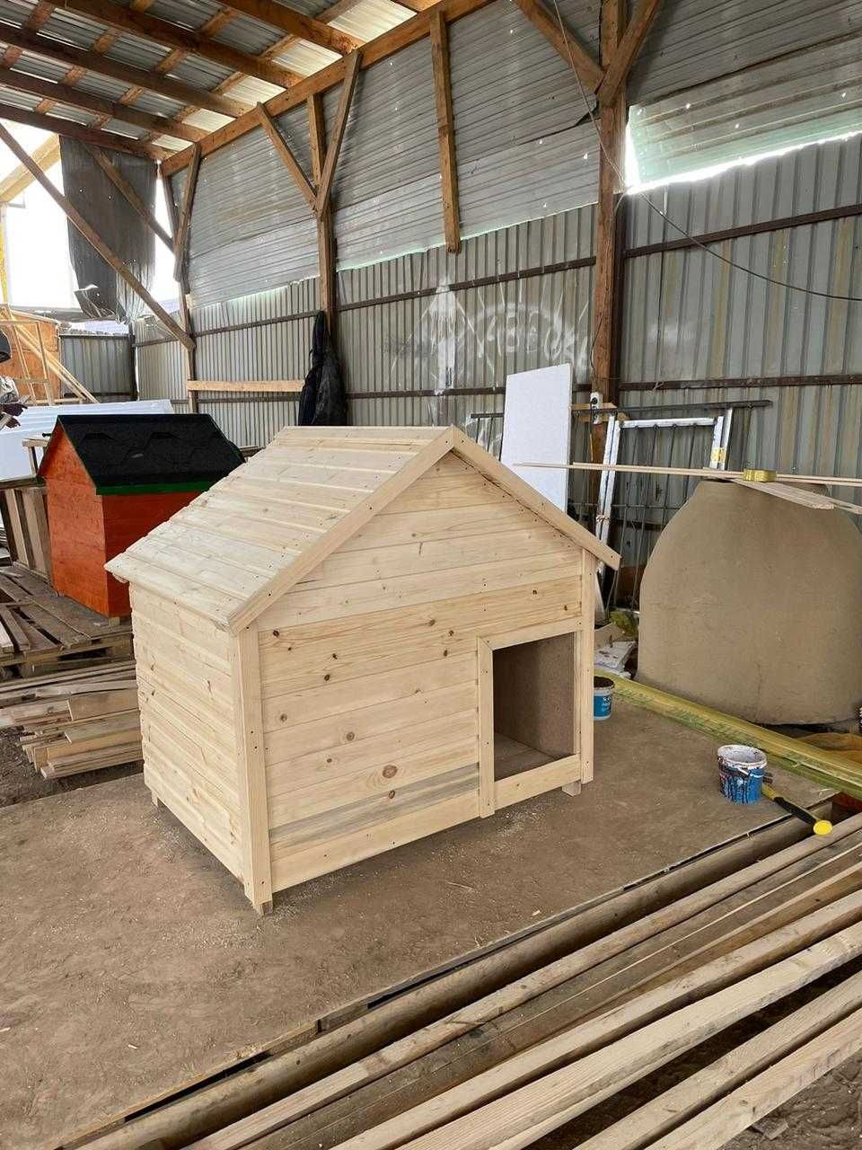 Домик будка для собаки Конура Большой для овчарки на зиму