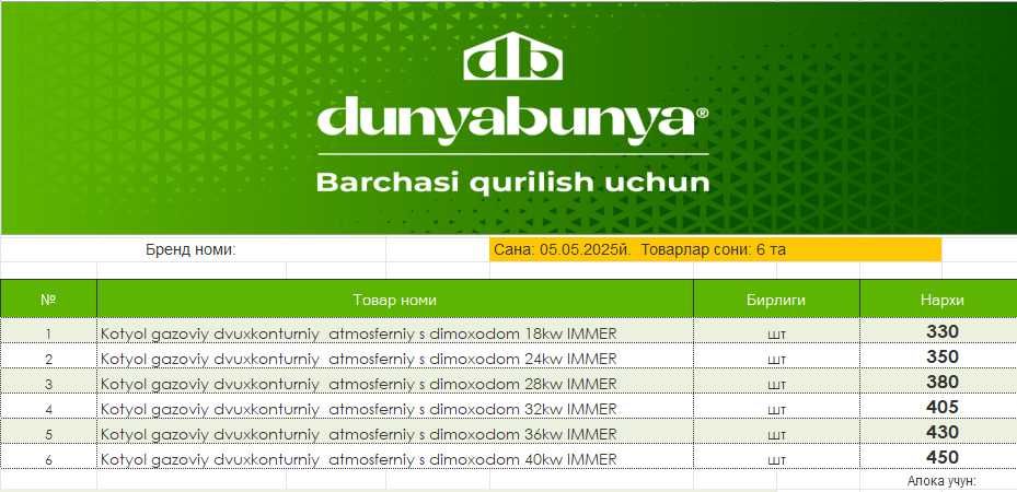 Kotyol gazoviy dvuxkonturniy  atmosferniy s dimoxodom 18kw IMMER