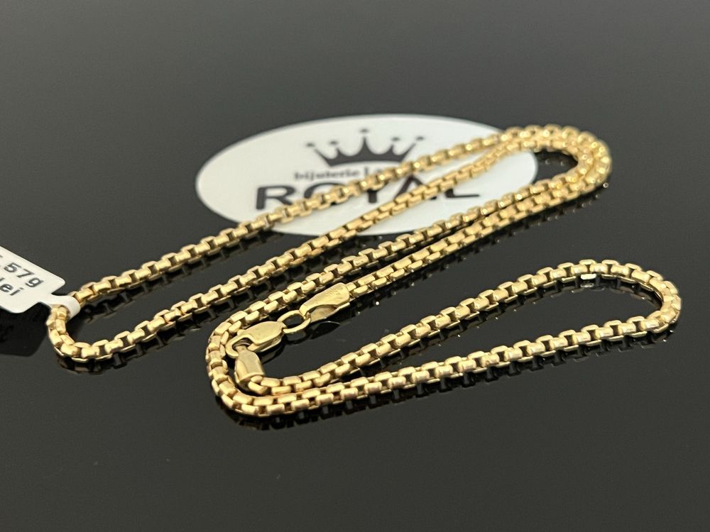 Bijuteria Royal CB : Lant aur unisex 14k 5,57gr lungime 45cm