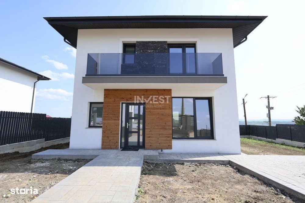 Casa 4 camere, teren intre 350-543 mp la strada asfaltata din Popas Pa