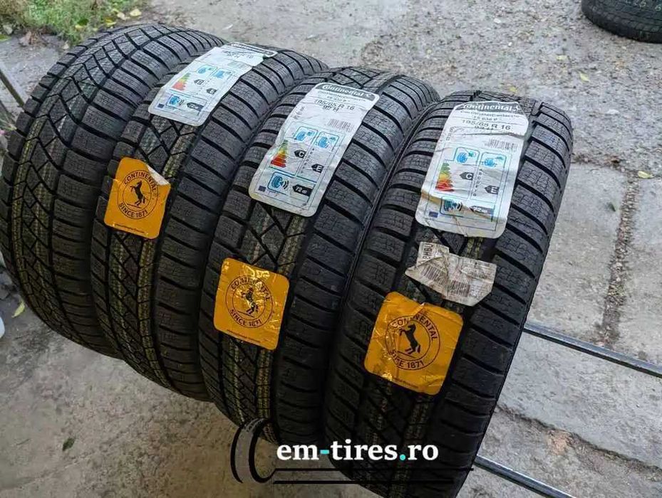 SET 4 Anvelope Iarna 195/65 R16 CONTINENTAL ContiWinterContact TS830P