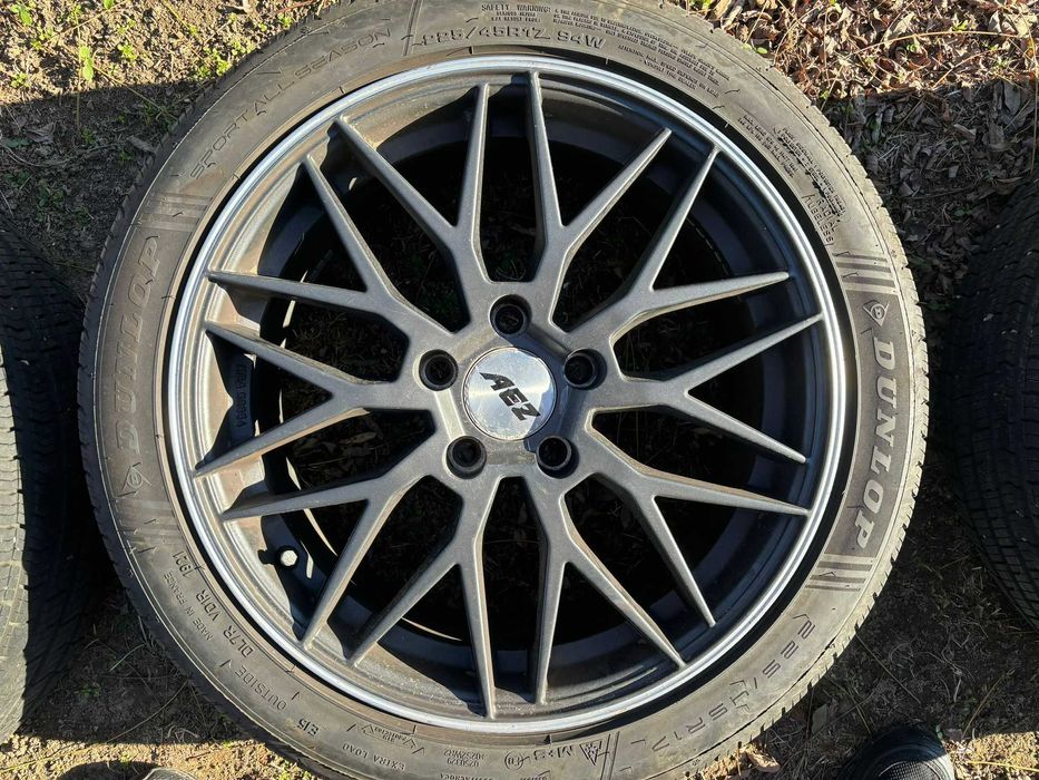 Jante AEZ 225/45 r17 cu anvelope Dunlop All season