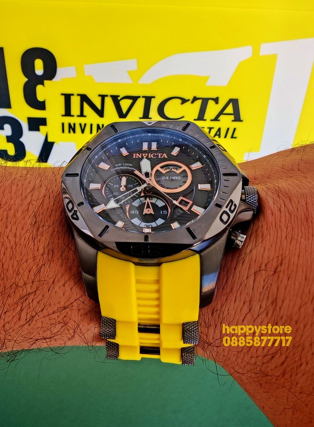 INVICTA Hexagon 50 mm, Инвикта нов ръчен часовник