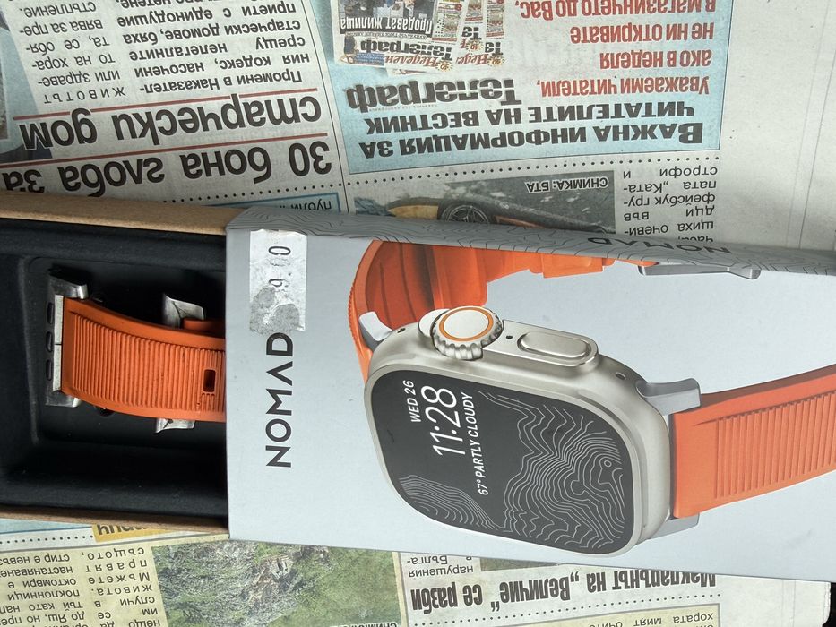 Apple watch band proudly carbon neutral Nomad 60lv