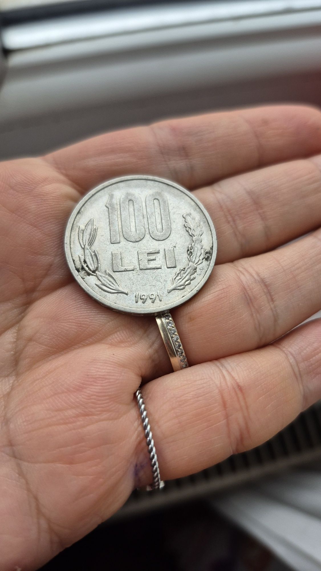 Moneda 100 lei din 1991 Mihai Viteazul