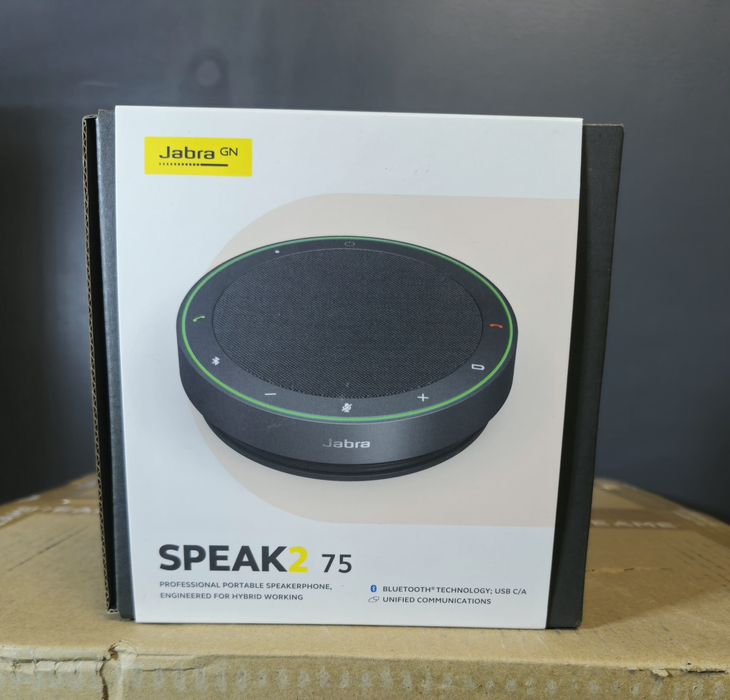 Sistem de Conferinta Bluetooth, Jabra, Speak2 75, USB-C, Negru