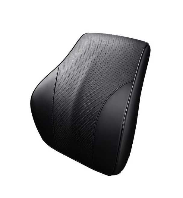 Perna Lombara din Piele pentru scaun AUTO,  ROSU/NEGRU