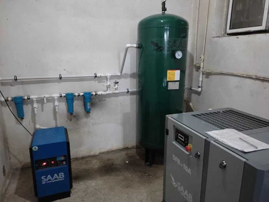 Винтовые Компрессоры SAAB 7.5 квт. от официального! (в наличии)