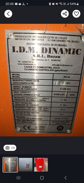 Centrala pe lemne cu gazeificare