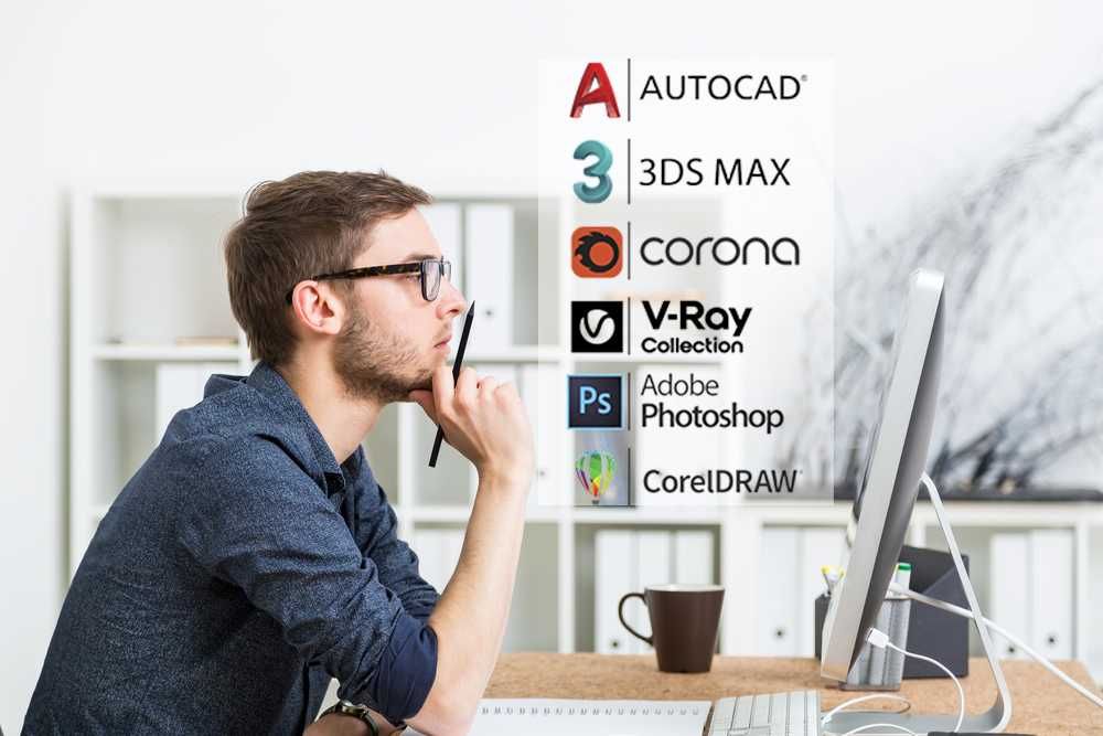 Курсы по 2D 3D дизайну чертежи Autocad 3Ds max автокад avtocad 3д макс