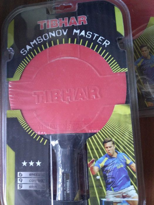 Set sigilat de palete tenis de masă Tibhar.