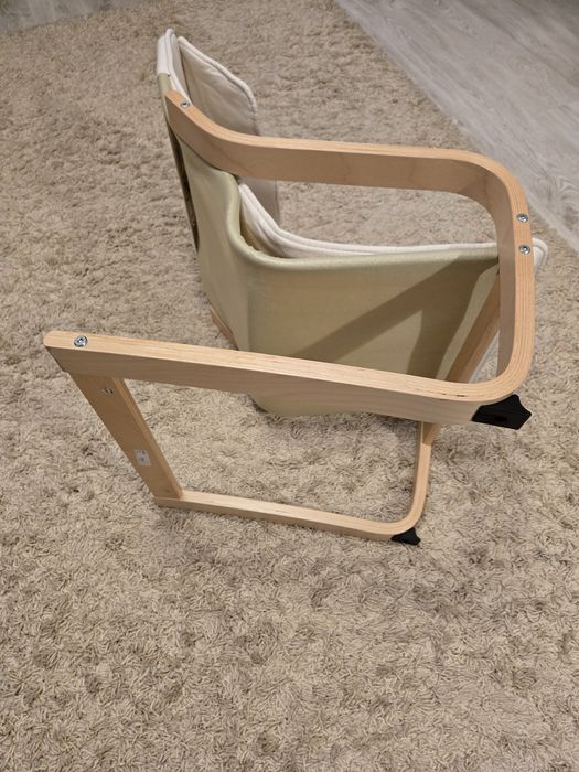 Fotoliu pentru copii IKEA POÄNG alb