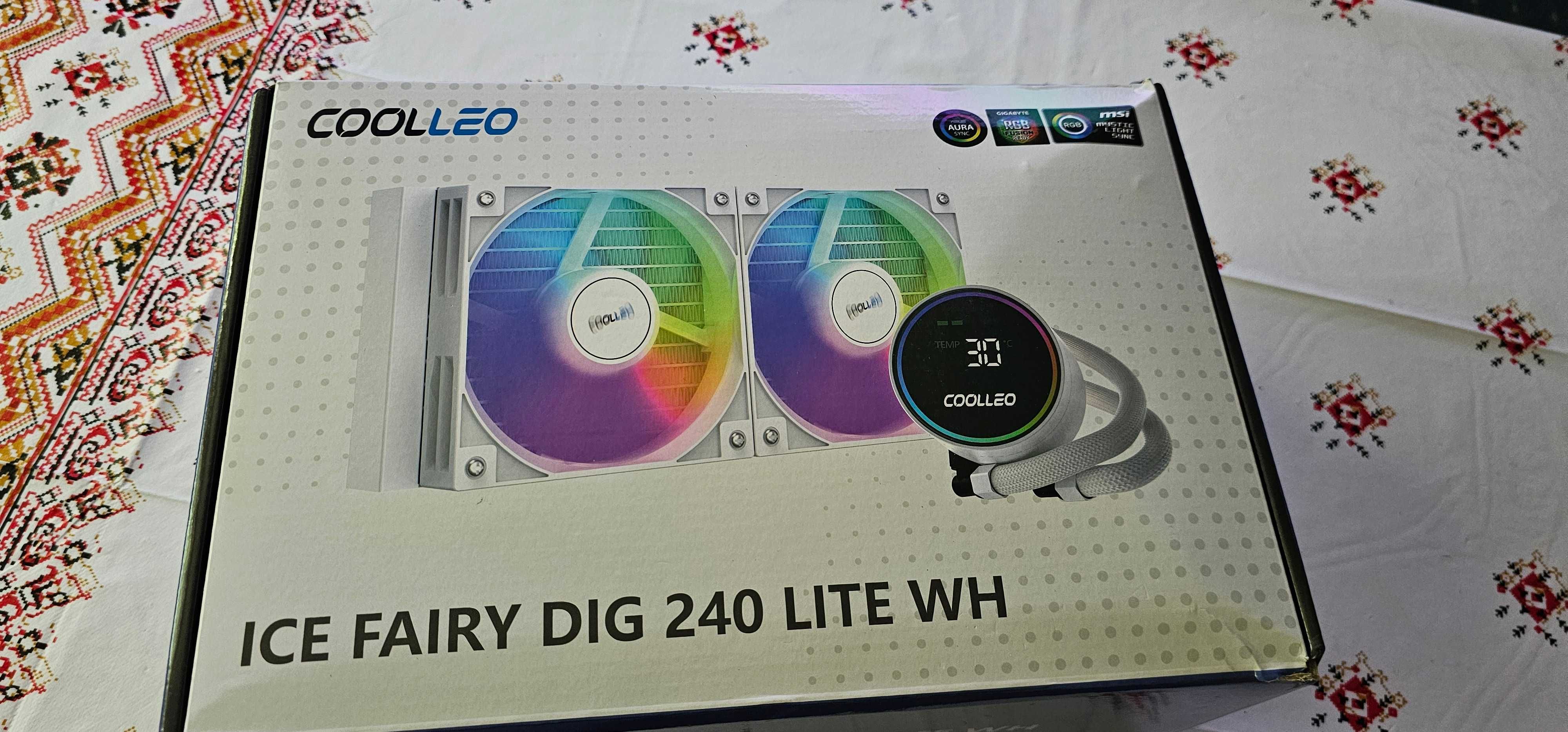 cooler pc COOLLEO ICE Fairy 240 Digital ARGB 240mm