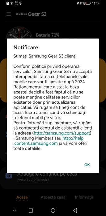 Ceas Samsung S3 Frontier