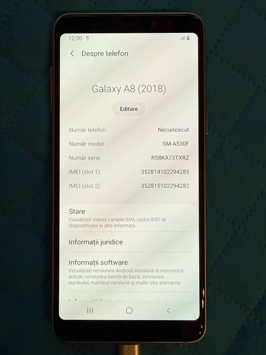 Vând Samsung A8, stare foarte bună
