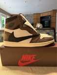 Travis Scott Cactus Jack Mocha Jordan 1 Retro Sneakers