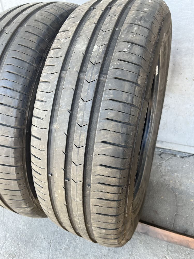 2 бр. летни гуми 195/65/15 Continental 5 mm DOT 0217