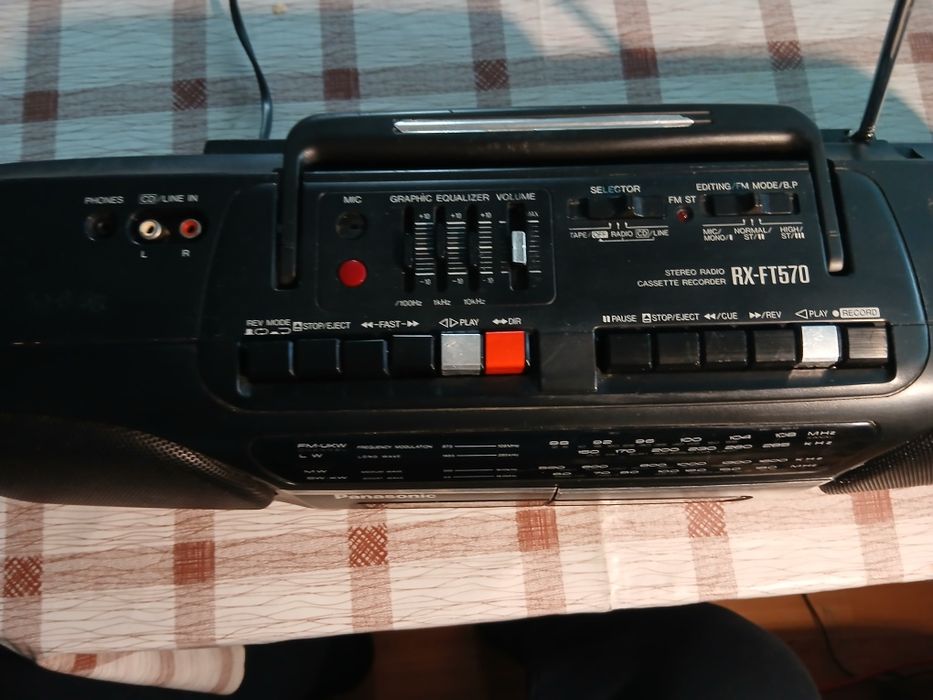 Radiocasetofon Panasonic