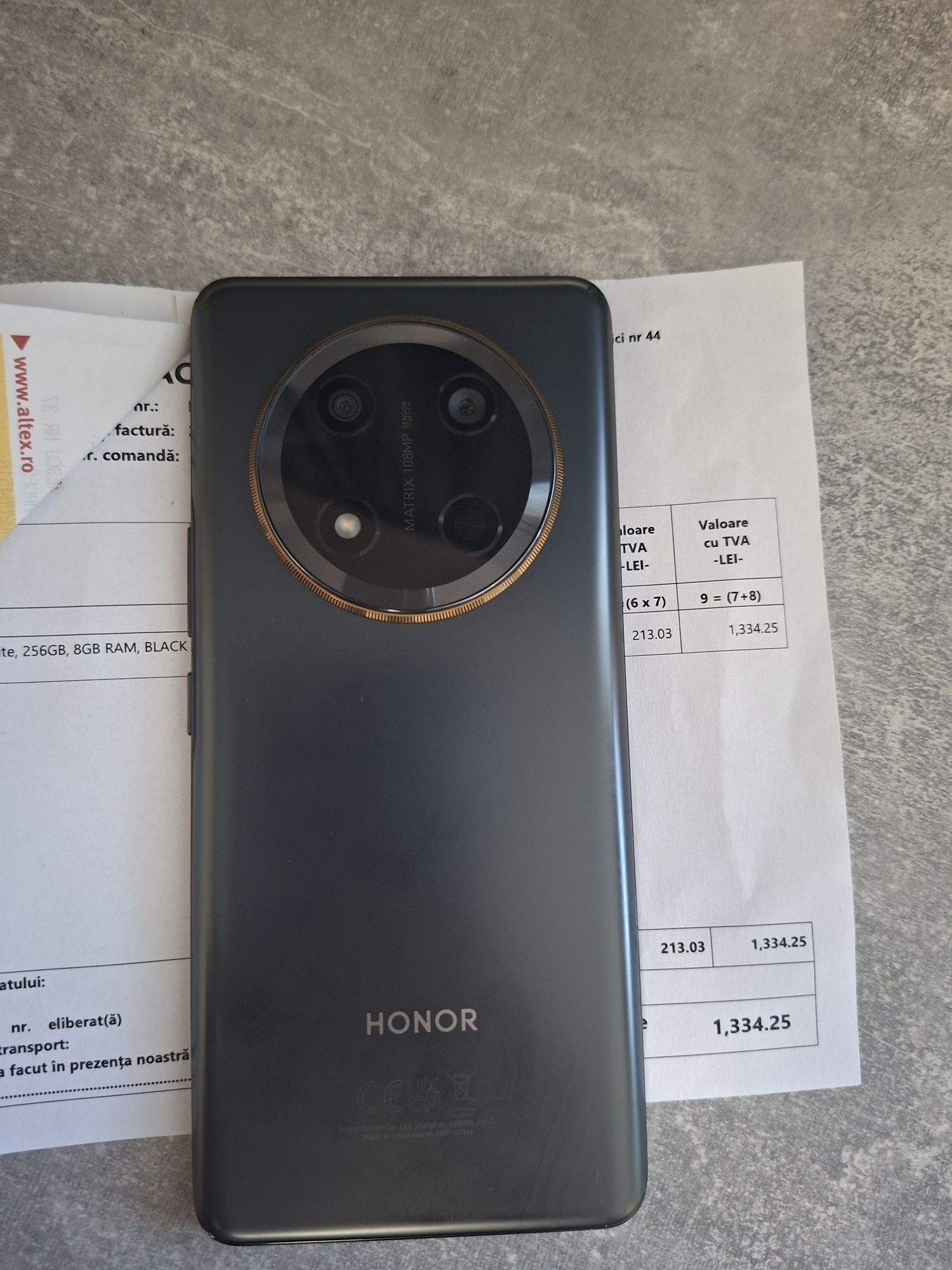 Honor Magic 7 Lite Negru - 256GB - 8GB RAM - Garantie