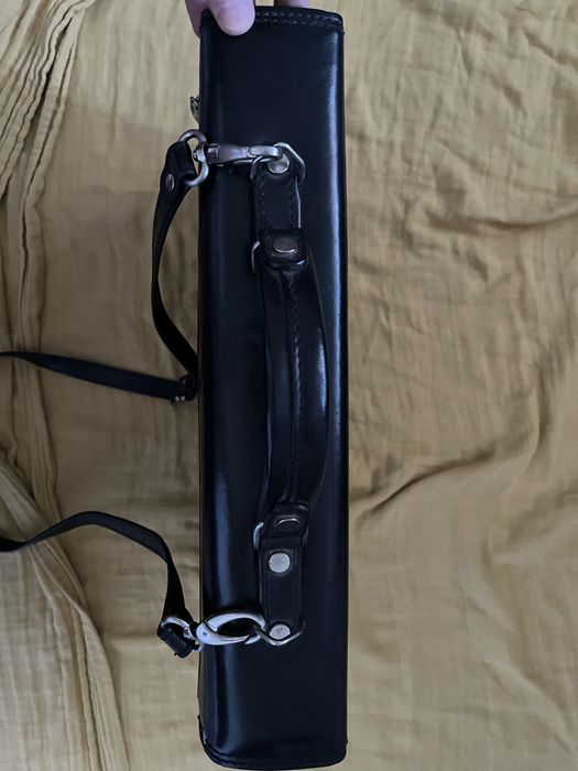 Geanta de lux barbateasca din piele naturala -- Gianni Conti