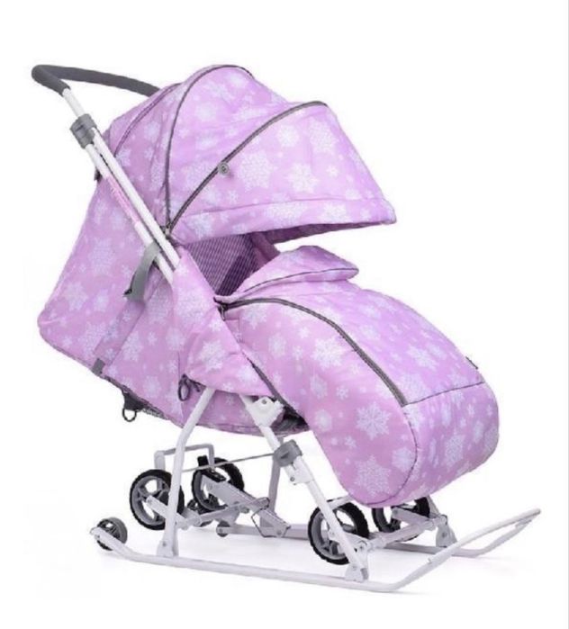 Санки. Модель Nika НДТ3-1К розовый