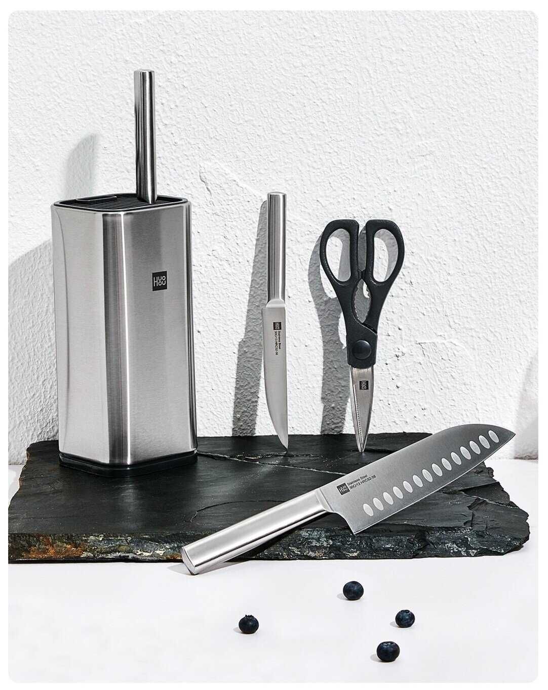 Набор ножей Xiaomi HuoHou Stainless Steel Kitchen Knife Set (HU0095)