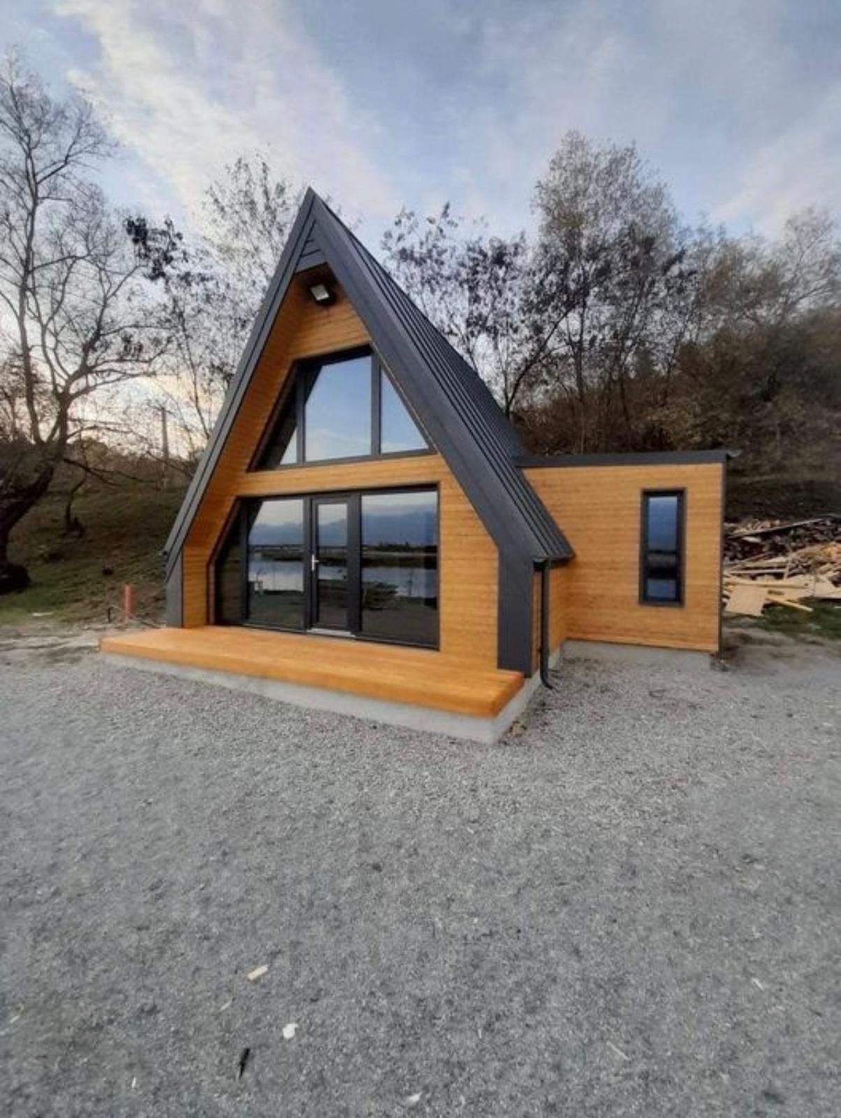 Cabane tip Aframe la orice dimensiune