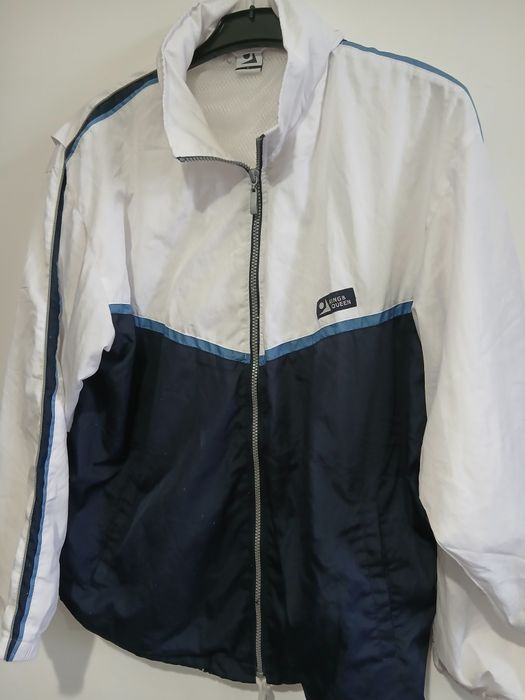 Bluza trening unisex culoare albastru, mărime XL sau 48-50, cu gluga