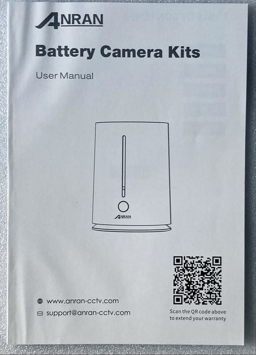 Sistem de supraveghere Anran 4 camere solar