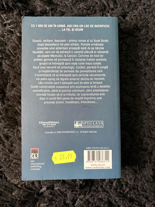 Set de trei carti Cutia Raului, Salasul Mortii si Ruinele