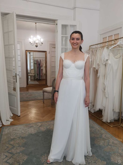 Rochie mireasa, de matase - Atelier Reverie, S-M