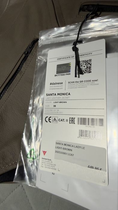 Яке Dainese SANTA MONICA Lady Leather