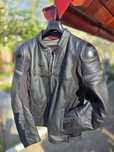GEACA MOTO PIELE DAINESE RACING 3 XL protectii titan umeri 56