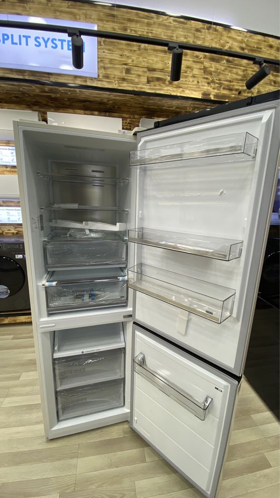 Холодильник Midea модель MDRB470MIE34T (бежевый) на 320 литров